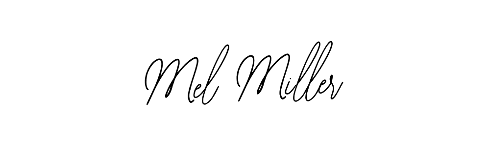 You should practise on your own different ways (Bearetta-2O07w) to write your name (Mel Miller) in signature. don't let someone else do it for you. Mel Miller signature style 12 images and pictures png