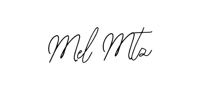 You should practise on your own different ways (Bearetta-2O07w) to write your name (Mel Mtz) in signature. don't let someone else do it for you. Mel Mtz signature style 12 images and pictures png