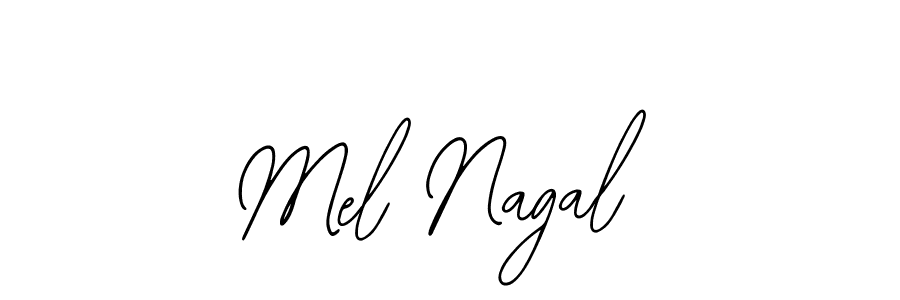 You should practise on your own different ways (Bearetta-2O07w) to write your name (Mel Nagal) in signature. don't let someone else do it for you. Mel Nagal signature style 12 images and pictures png