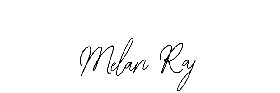 Design your own signature with our free online signature maker. With this signature software, you can create a handwritten (Bearetta-2O07w) signature for name Melan Raj. Melan Raj signature style 12 images and pictures png