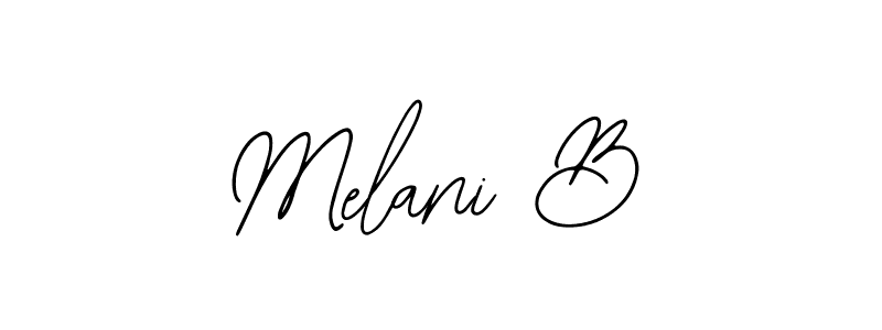 Melani B stylish signature style. Best Handwritten Sign (Bearetta-2O07w) for my name. Handwritten Signature Collection Ideas for my name Melani B. Melani B signature style 12 images and pictures png