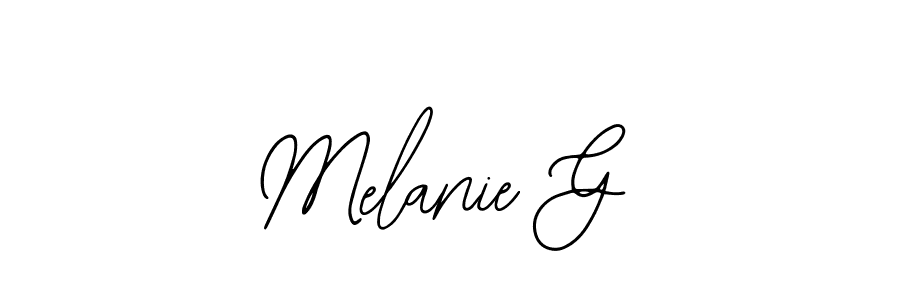 Similarly Bearetta-2O07w is the best handwritten signature design. Signature creator online .You can use it as an online autograph creator for name Melanie G. Melanie G signature style 12 images and pictures png