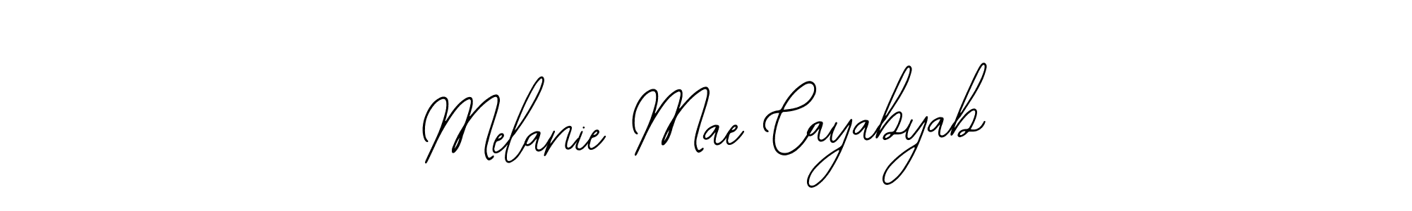 Bearetta-2O07w is a professional signature style that is perfect for those who want to add a touch of class to their signature. It is also a great choice for those who want to make their signature more unique. Get Melanie Mae Cayabyab name to fancy signature for free. Melanie Mae Cayabyab signature style 12 images and pictures png
