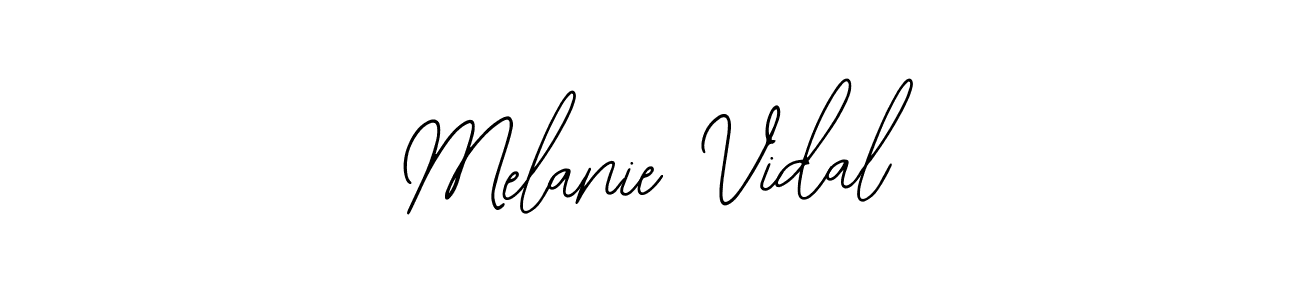 You should practise on your own different ways (Bearetta-2O07w) to write your name (Melanie Vidal) in signature. don't let someone else do it for you. Melanie Vidal signature style 12 images and pictures png