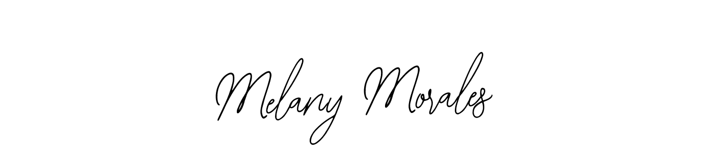 How to make Melany Morales name signature. Use Bearetta-2O07w style for creating short signs online. This is the latest handwritten sign. Melany Morales signature style 12 images and pictures png