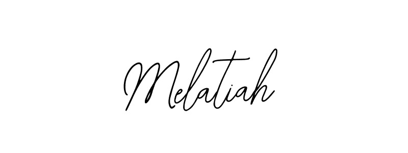 How to Draw Melatiah signature style? Bearetta-2O07w is a latest design signature styles for name Melatiah. Melatiah signature style 12 images and pictures png