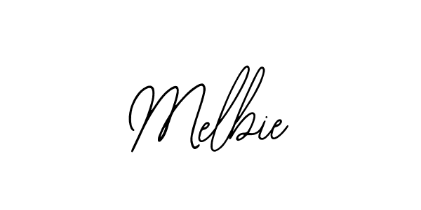 Use a signature maker to create a handwritten signature online. With this signature software, you can design (Bearetta-2O07w) your own signature for name Melbie. Melbie signature style 12 images and pictures png
