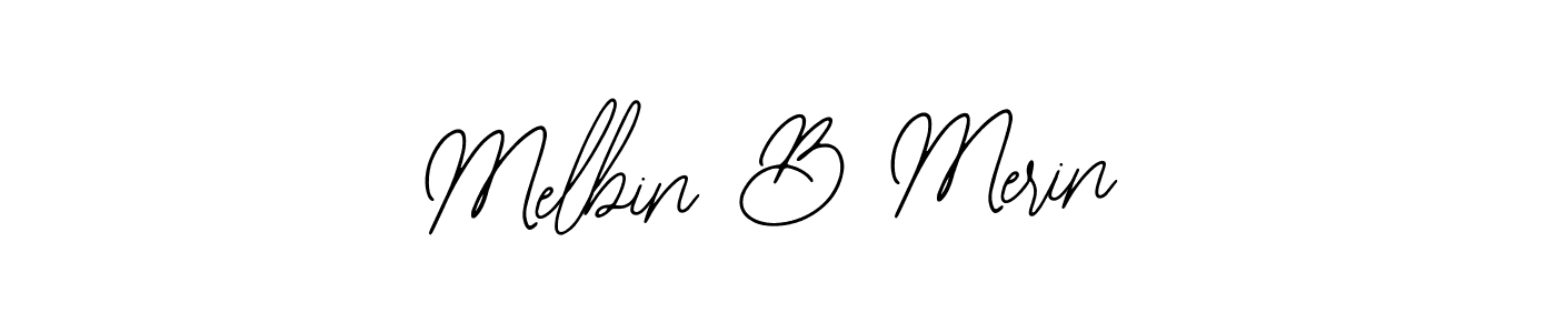 How to Draw Melbin B Merin signature style? Bearetta-2O07w is a latest design signature styles for name Melbin B Merin. Melbin B Merin signature style 12 images and pictures png