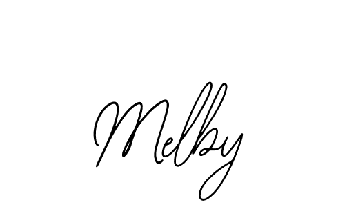 if you are searching for the best signature style for your name Melby. so please give up your signature search. here we have designed multiple signature styles  using Bearetta-2O07w. Melby signature style 12 images and pictures png