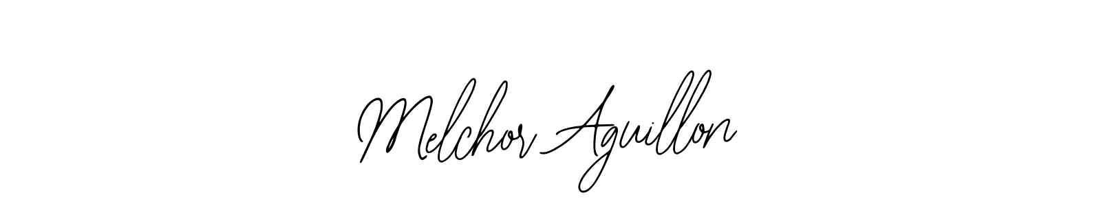 Use a signature maker to create a handwritten signature online. With this signature software, you can design (Bearetta-2O07w) your own signature for name Melchor Aguillon. Melchor Aguillon signature style 12 images and pictures png