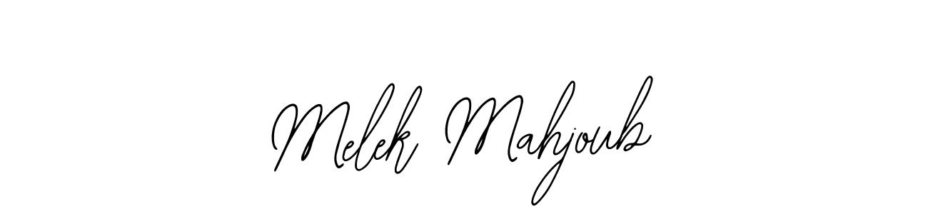 Create a beautiful signature design for name Melek Mahjoub. With this signature (Bearetta-2O07w) fonts, you can make a handwritten signature for free. Melek Mahjoub signature style 12 images and pictures png