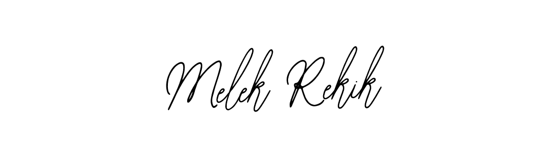 Melek Rekik stylish signature style. Best Handwritten Sign (Bearetta-2O07w) for my name. Handwritten Signature Collection Ideas for my name Melek Rekik. Melek Rekik signature style 12 images and pictures png