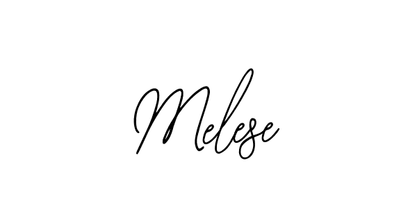Use a signature maker to create a handwritten signature online. With this signature software, you can design (Bearetta-2O07w) your own signature for name Melese. Melese signature style 12 images and pictures png