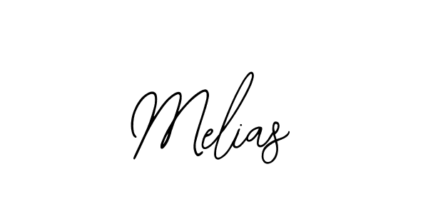 Make a beautiful signature design for name Melias. With this signature (Bearetta-2O07w) style, you can create a handwritten signature for free. Melias signature style 12 images and pictures png