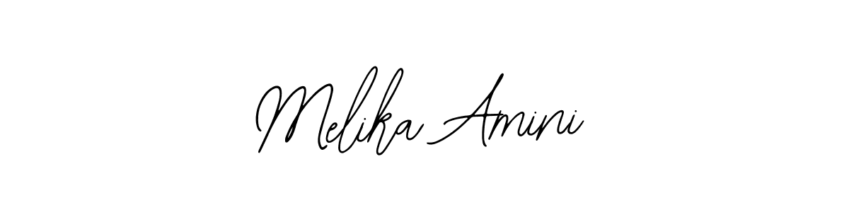 Create a beautiful signature design for name Melika Amini. With this signature (Bearetta-2O07w) fonts, you can make a handwritten signature for free. Melika Amini signature style 12 images and pictures png