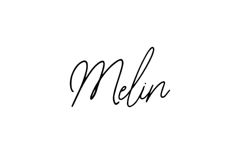 You should practise on your own different ways (Bearetta-2O07w) to write your name (Melin) in signature. don't let someone else do it for you. Melin signature style 12 images and pictures png