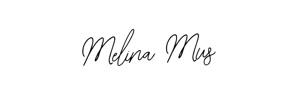 Make a beautiful signature design for name Melina Mus. Use this online signature maker to create a handwritten signature for free. Melina Mus signature style 12 images and pictures png