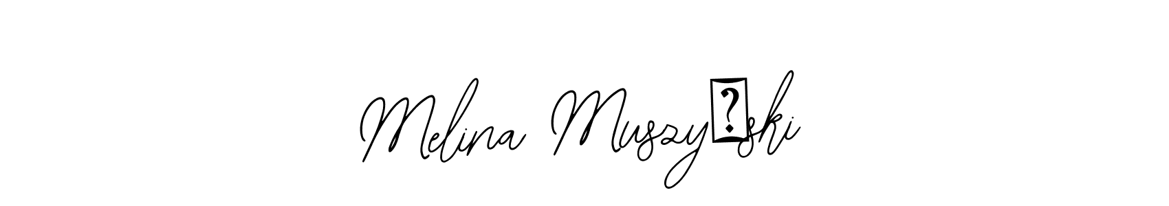 Also You can easily find your signature by using the search form. We will create Melina Muszyński name handwritten signature images for you free of cost using Bearetta-2O07w sign style. Melina Muszyński signature style 12 images and pictures png