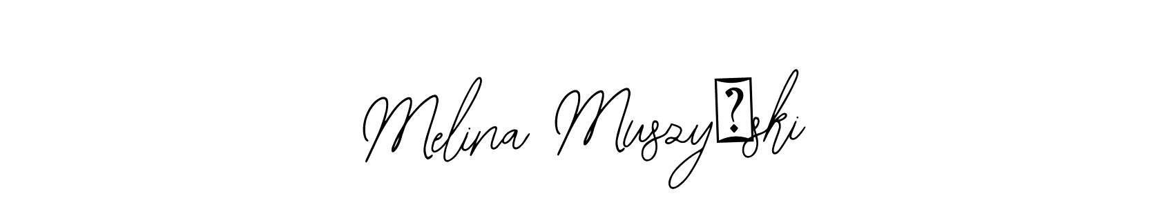 Also You can easily find your signature by using the search form. We will create Melina Muszyński name handwritten signature images for you free of cost using Bearetta-2O07w sign style. Melina Muszyński signature style 12 images and pictures png