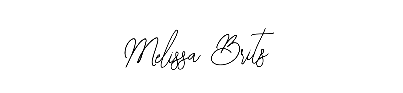 How to make Melissa Brits name signature. Use Bearetta-2O07w style for creating short signs online. This is the latest handwritten sign. Melissa Brits signature style 12 images and pictures png