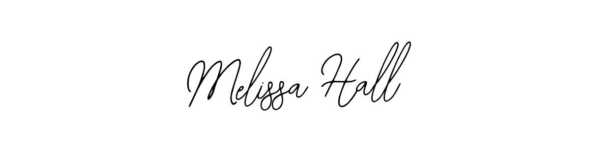How to make Melissa Hall name signature. Use Bearetta-2O07w style for creating short signs online. This is the latest handwritten sign. Melissa Hall signature style 12 images and pictures png