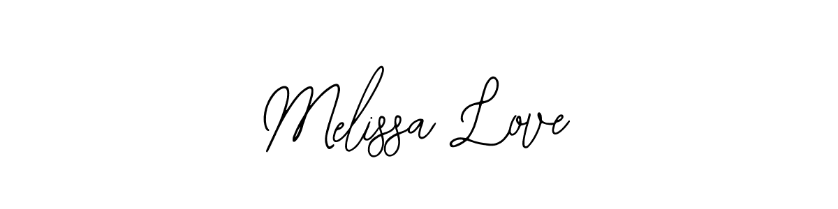 Melissa Love stylish signature style. Best Handwritten Sign (Bearetta-2O07w) for my name. Handwritten Signature Collection Ideas for my name Melissa Love. Melissa Love signature style 12 images and pictures png