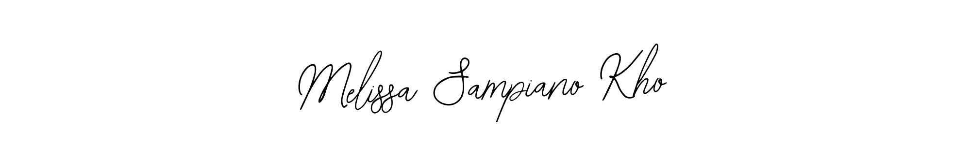 Make a beautiful signature design for name Melissa Sampiano Kho. With this signature (Bearetta-2O07w) style, you can create a handwritten signature for free. Melissa Sampiano Kho signature style 12 images and pictures png