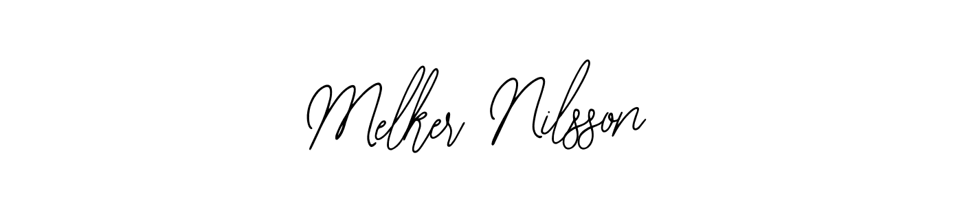 Also You can easily find your signature by using the search form. We will create Melker Nilsson name handwritten signature images for you free of cost using Bearetta-2O07w sign style. Melker Nilsson signature style 12 images and pictures png