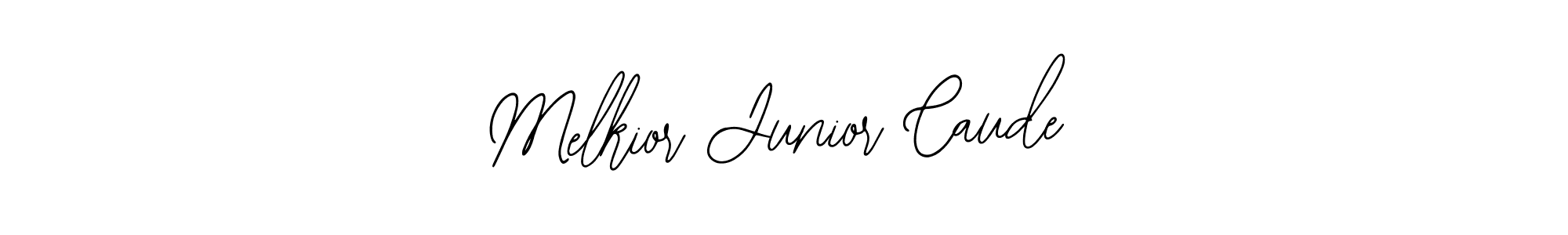 You should practise on your own different ways (Bearetta-2O07w) to write your name (Melkior Junior Caude) in signature. don't let someone else do it for you. Melkior Junior Caude signature style 12 images and pictures png