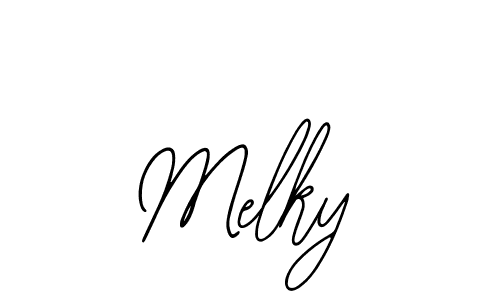 Melky stylish signature style. Best Handwritten Sign (Bearetta-2O07w) for my name. Handwritten Signature Collection Ideas for my name Melky. Melky signature style 12 images and pictures png