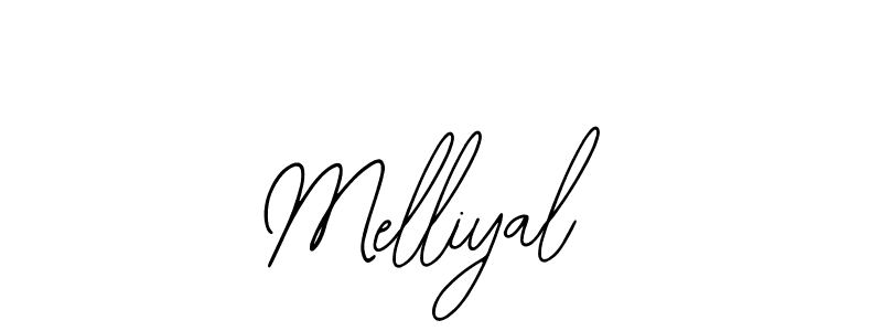 Design your own signature with our free online signature maker. With this signature software, you can create a handwritten (Bearetta-2O07w) signature for name Melliyal. Melliyal signature style 12 images and pictures png