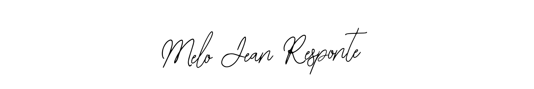 Design your own signature with our free online signature maker. With this signature software, you can create a handwritten (Bearetta-2O07w) signature for name Melo Jean Responte. Melo Jean Responte signature style 12 images and pictures png