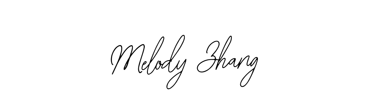 How to make Melody Zhang signature? Bearetta-2O07w is a professional autograph style. Create handwritten signature for Melody Zhang name. Melody Zhang signature style 12 images and pictures png