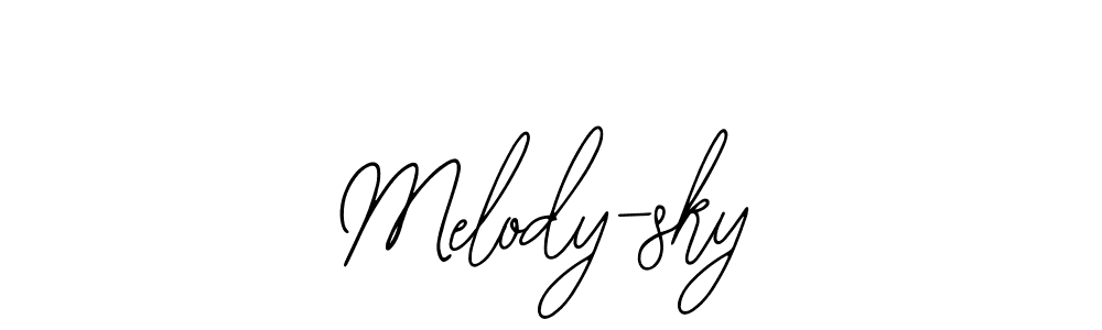 How to make Melody-sky signature? Bearetta-2O07w is a professional autograph style. Create handwritten signature for Melody-sky name. Melody-sky signature style 12 images and pictures png