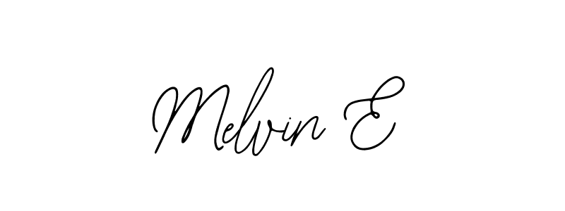 The best way (Bearetta-2O07w) to make a short signature is to pick only two or three words in your name. The name Melvin E include a total of six letters. For converting this name. Melvin E signature style 12 images and pictures png