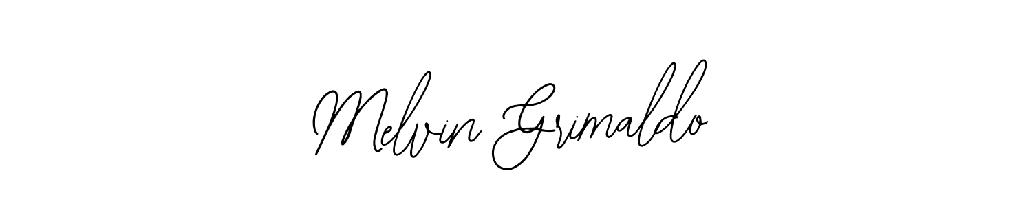 Design your own signature with our free online signature maker. With this signature software, you can create a handwritten (Bearetta-2O07w) signature for name Melvin Grimaldo. Melvin Grimaldo signature style 12 images and pictures png