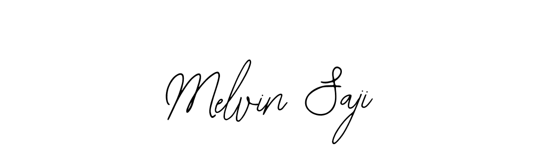 You should practise on your own different ways (Bearetta-2O07w) to write your name (Melvin Saji) in signature. don't let someone else do it for you. Melvin Saji signature style 12 images and pictures png