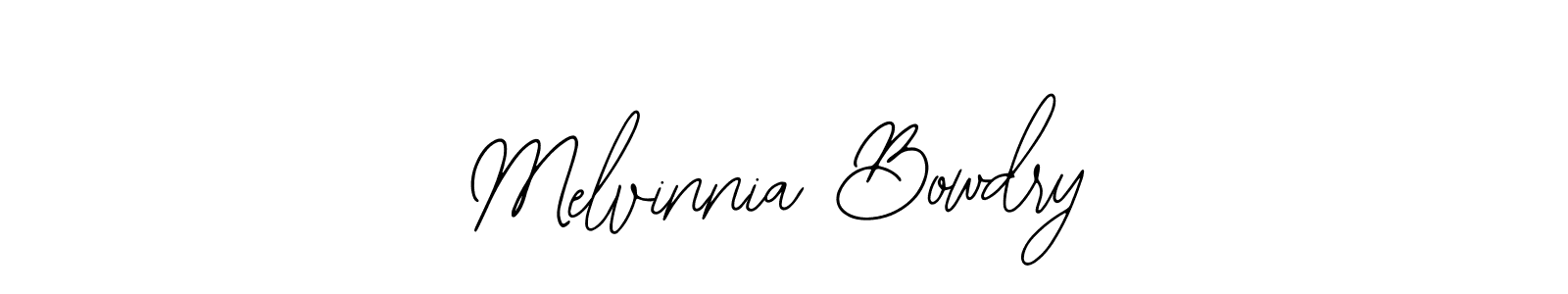Make a beautiful signature design for name Melvinnia Bowdry. With this signature (Bearetta-2O07w) style, you can create a handwritten signature for free. Melvinnia Bowdry signature style 12 images and pictures png