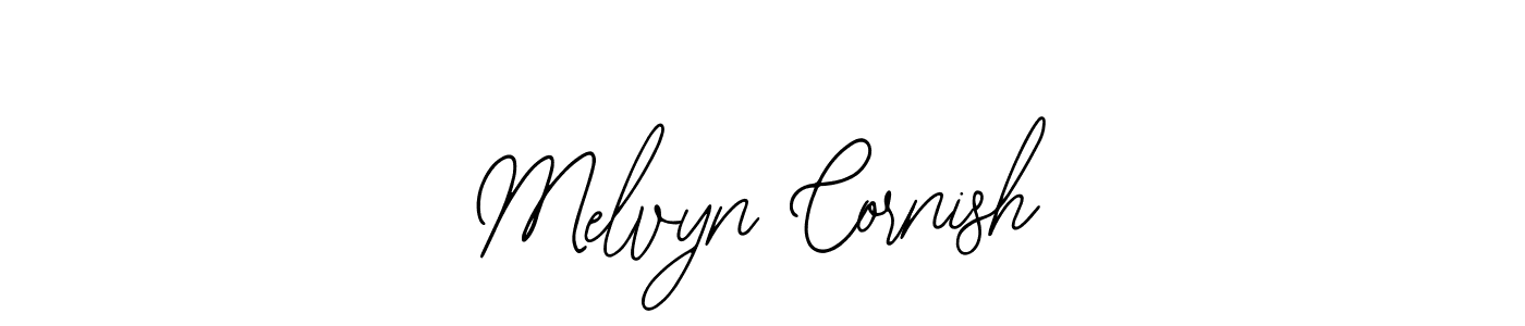 How to make Melvyn Cornish name signature. Use Bearetta-2O07w style for creating short signs online. This is the latest handwritten sign. Melvyn Cornish signature style 12 images and pictures png
