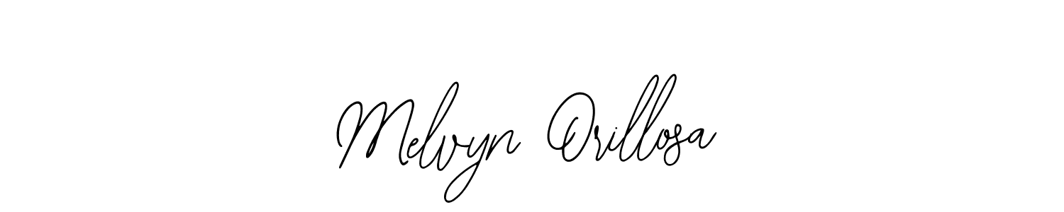 Use a signature maker to create a handwritten signature online. With this signature software, you can design (Bearetta-2O07w) your own signature for name Melvyn Orillosa. Melvyn Orillosa signature style 12 images and pictures png