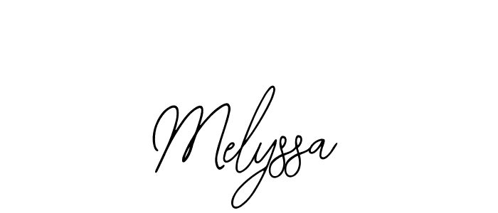 Make a beautiful signature design for name Melyssa. With this signature (Bearetta-2O07w) style, you can create a handwritten signature for free. Melyssa signature style 12 images and pictures png