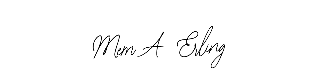 You can use this online signature creator to create a handwritten signature for the name Mem A  Erling. This is the best online autograph maker. Mem A  Erling signature style 12 images and pictures png