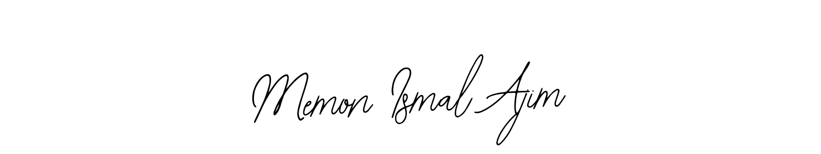 Also we have Memon Ismal Ajim name is the best signature style. Create professional handwritten signature collection using Bearetta-2O07w autograph style. Memon Ismal Ajim signature style 12 images and pictures png