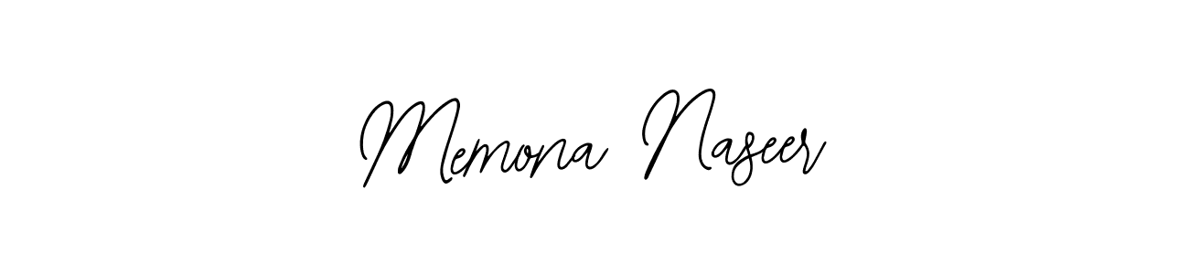 Use a signature maker to create a handwritten signature online. With this signature software, you can design (Bearetta-2O07w) your own signature for name Memona Naseer. Memona Naseer signature style 12 images and pictures png
