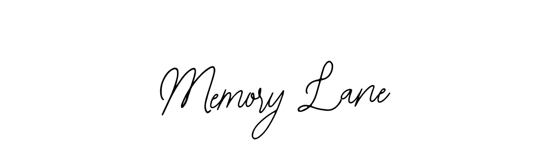 Use a signature maker to create a handwritten signature online. With this signature software, you can design (Bearetta-2O07w) your own signature for name Memory Lane. Memory Lane signature style 12 images and pictures png