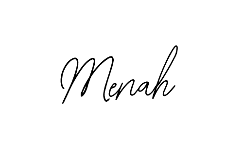 Menah stylish signature style. Best Handwritten Sign (Bearetta-2O07w) for my name. Handwritten Signature Collection Ideas for my name Menah. Menah signature style 12 images and pictures png