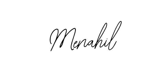 Make a beautiful signature design for name Menahil. Use this online signature maker to create a handwritten signature for free. Menahil signature style 12 images and pictures png