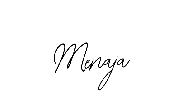 Make a beautiful signature design for name Menaja. With this signature (Bearetta-2O07w) style, you can create a handwritten signature for free. Menaja signature style 12 images and pictures png