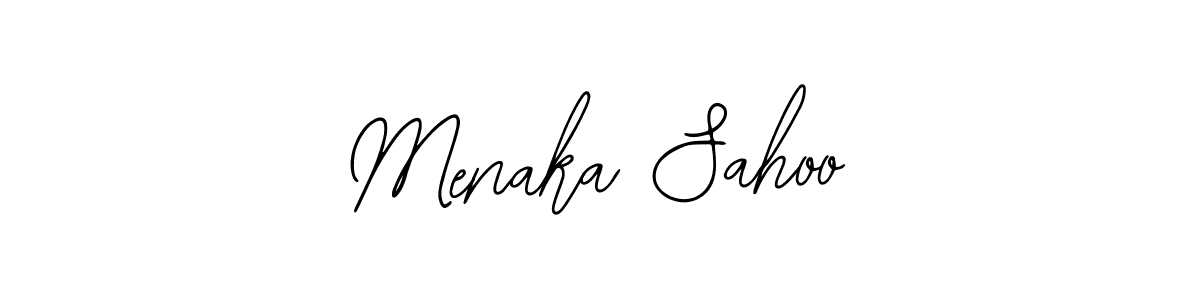How to make Menaka Sahoo signature? Bearetta-2O07w is a professional autograph style. Create handwritten signature for Menaka Sahoo name. Menaka Sahoo signature style 12 images and pictures png