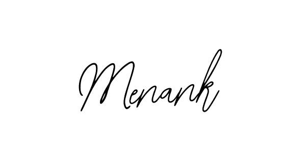 How to make Menank name signature. Use Bearetta-2O07w style for creating short signs online. This is the latest handwritten sign. Menank signature style 12 images and pictures png